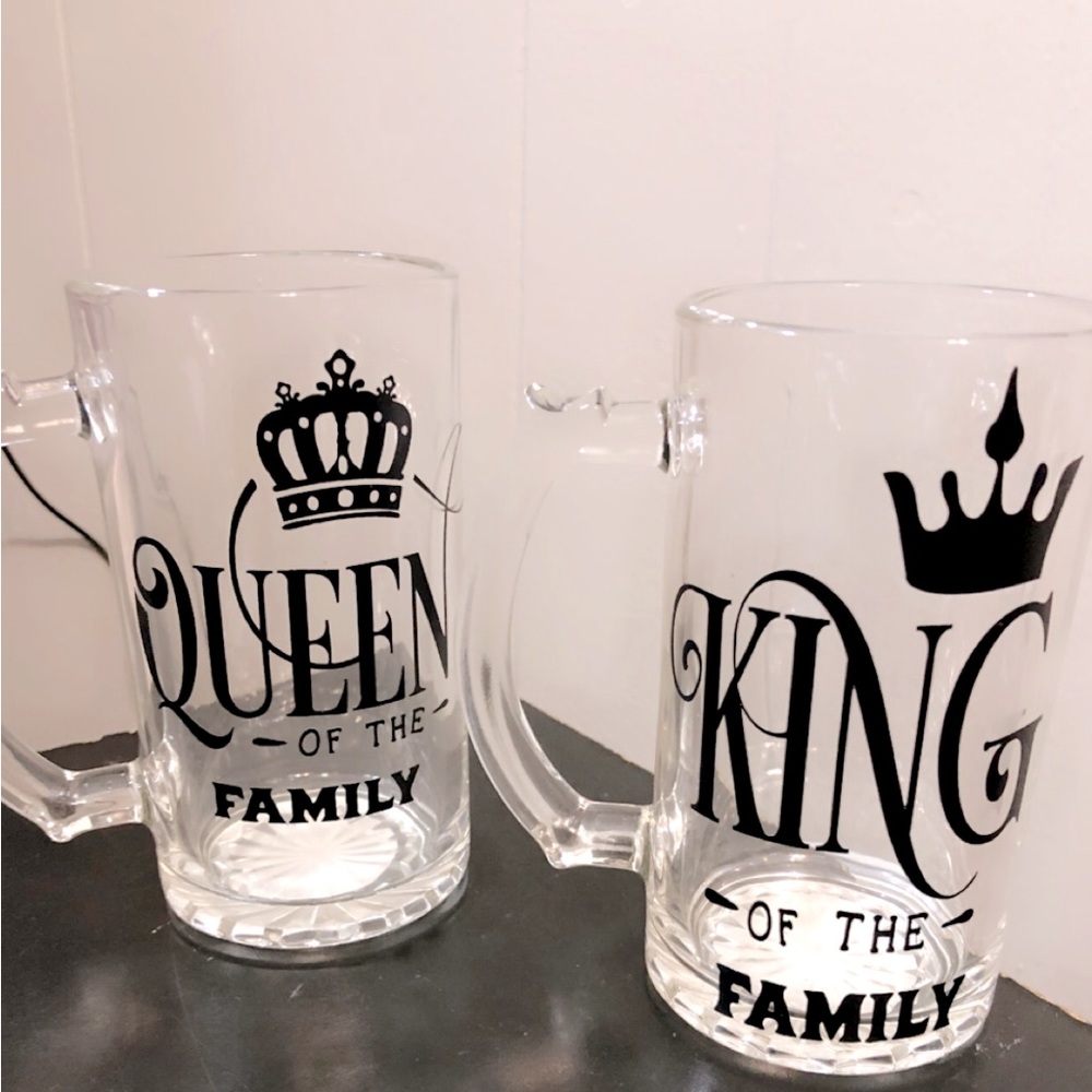 Customize King & Queen Mugs All colors.